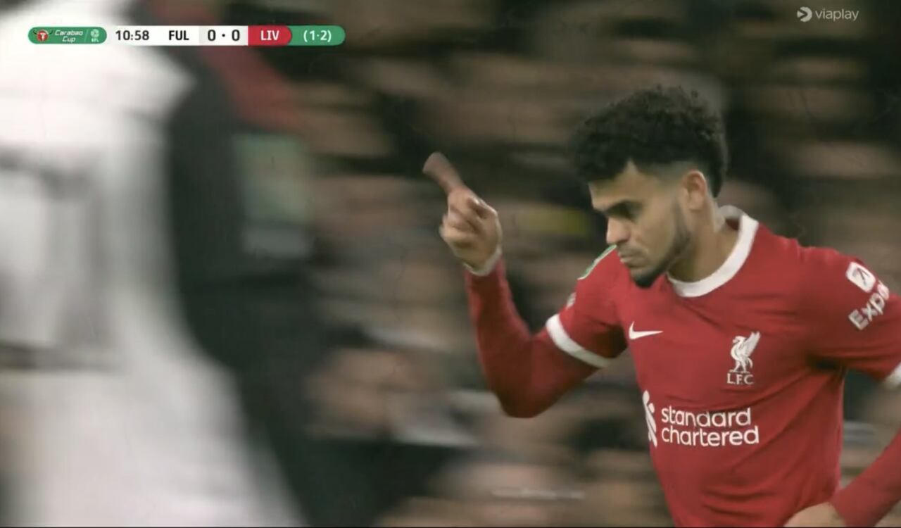 Luis Díaz anotó ante Fulham en la FA Cup