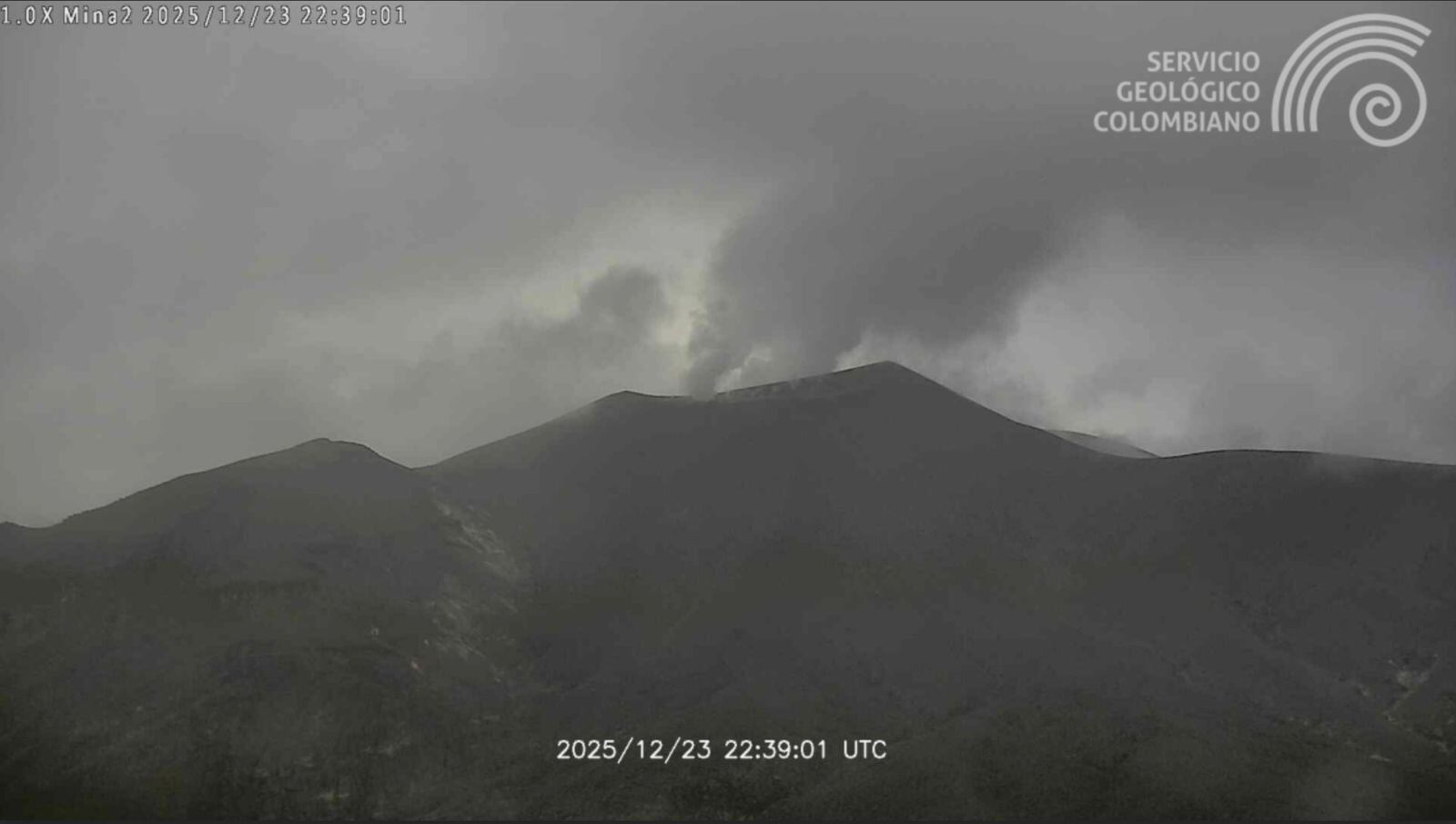 Boletín extraordinario del Volcán Puracé.