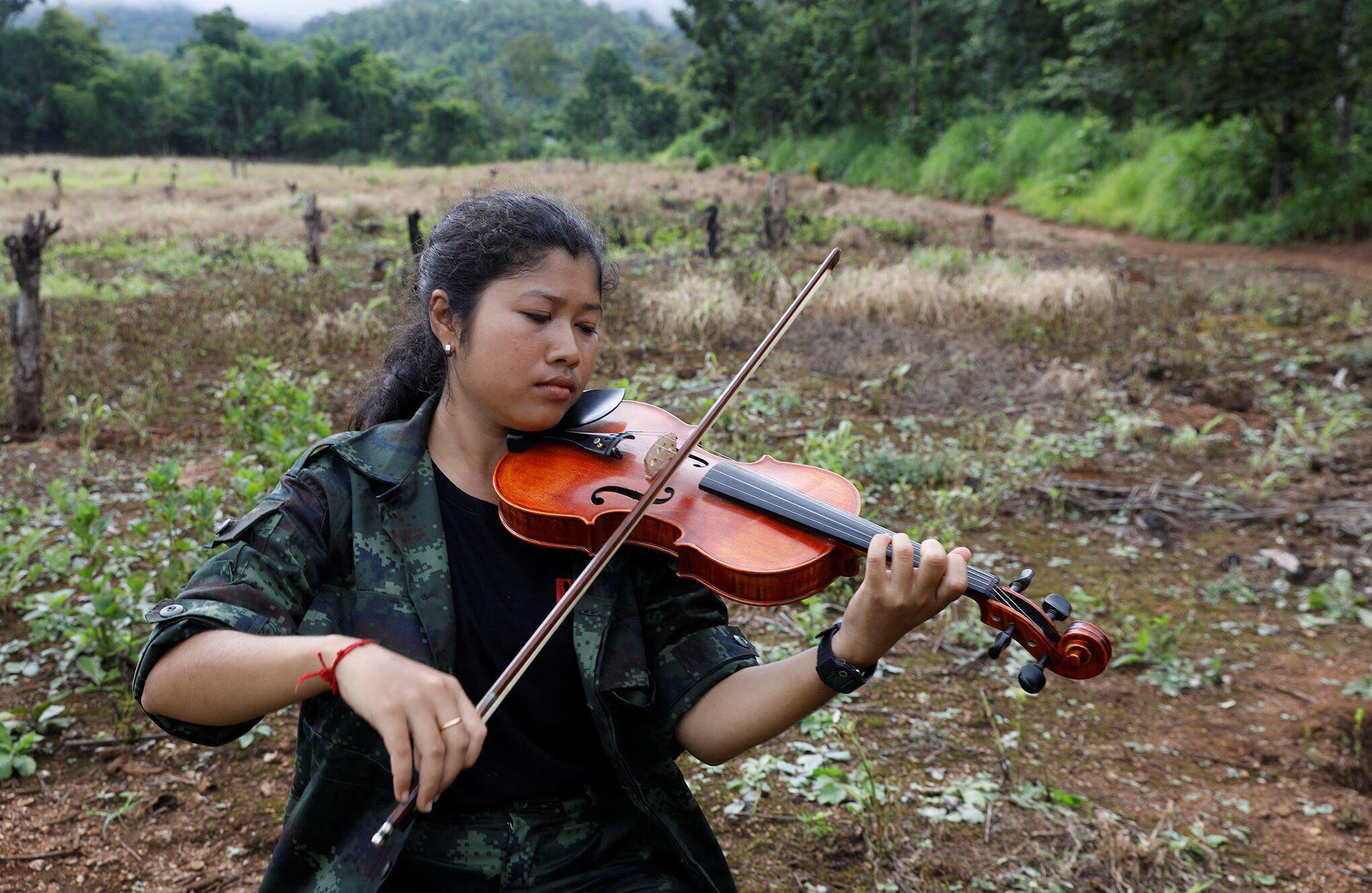 En la jungla de Myanmar