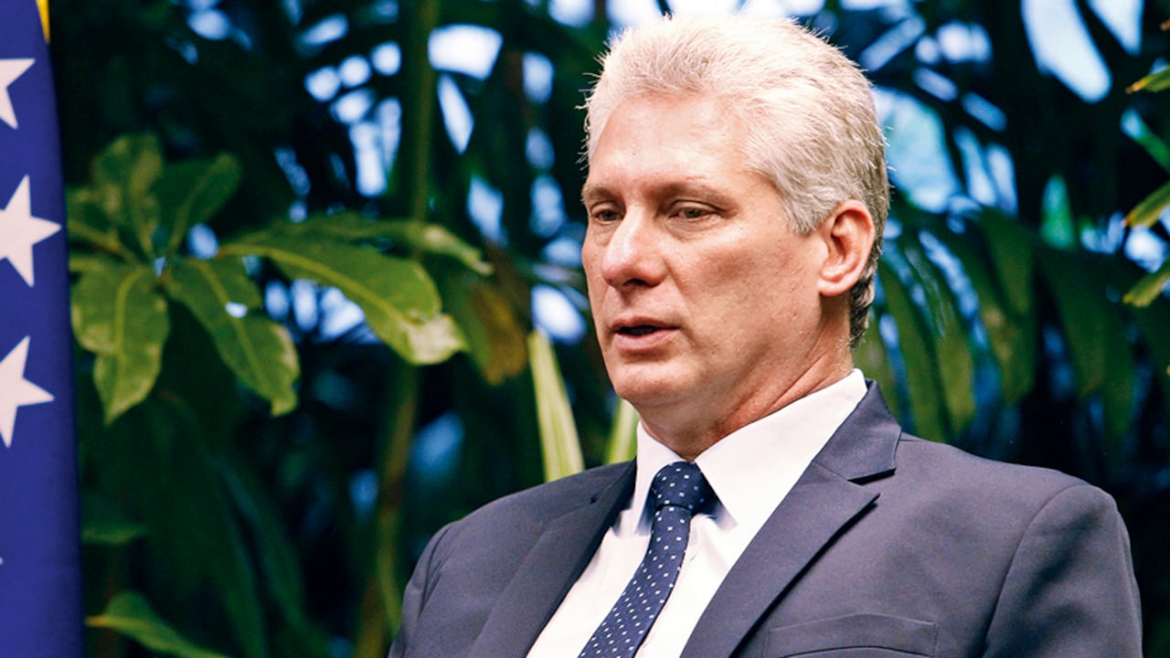 Miguel Díaz-Canel. presidente de Cuba.