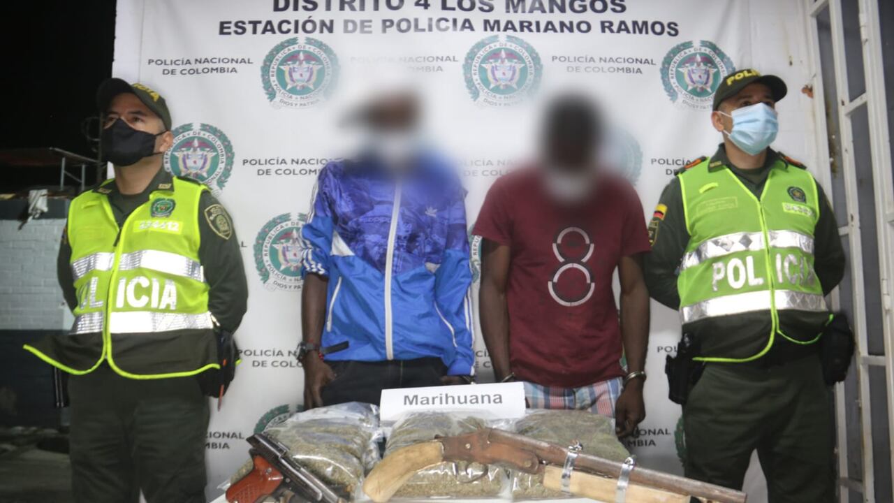 Alias 'Julio' y 'Ernesto' fueron capturados por la Policía de Cali.