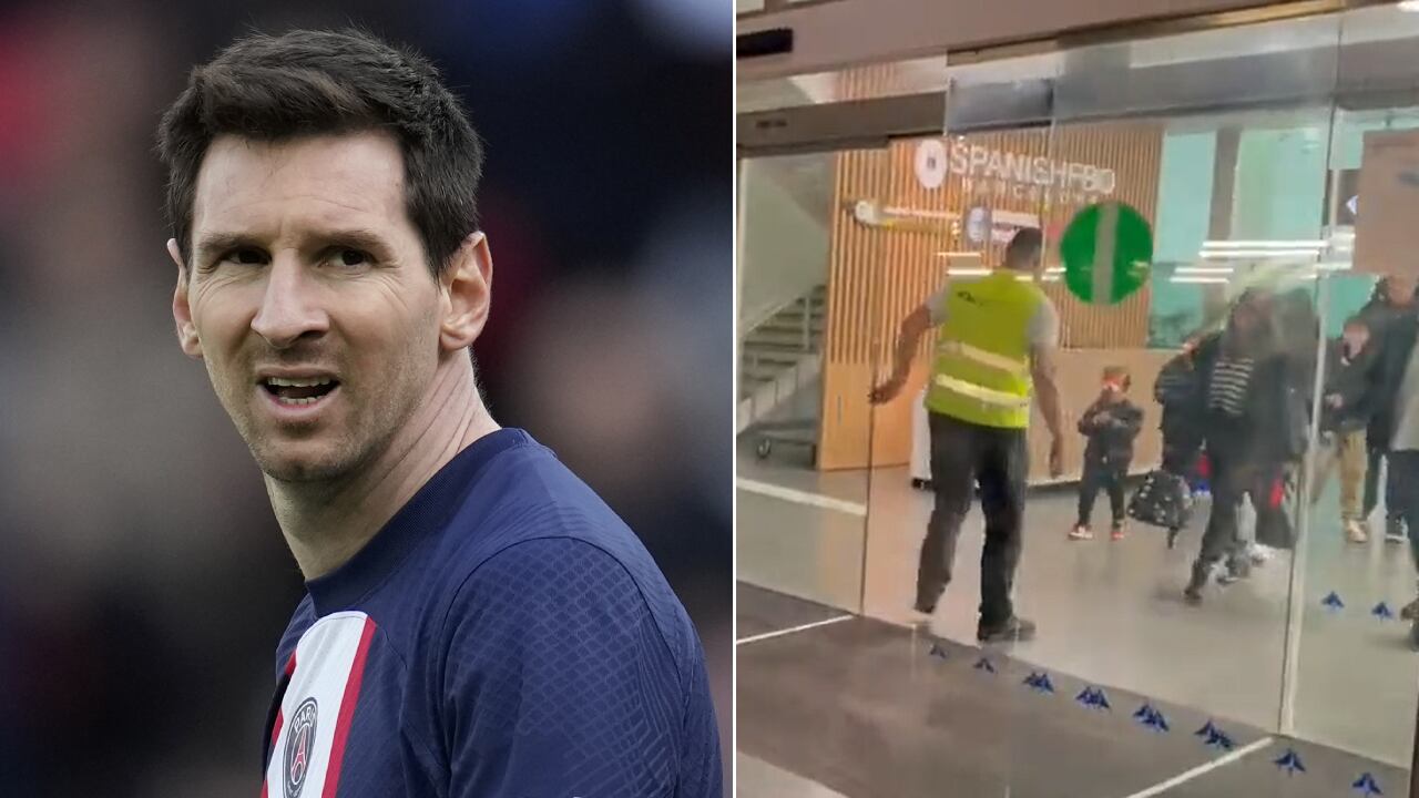 Messi viajó justo después de marcar un golazo con el PSG