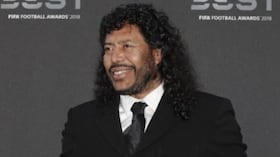 Rene Higuita, exarquero de la Selección Colombia.
