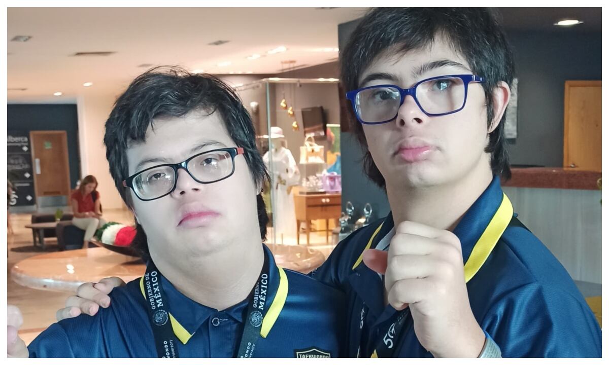 Nicolás Vélez y Daniel Restrepo, medallistas con síndrome de Down en mundial de parateakwondo