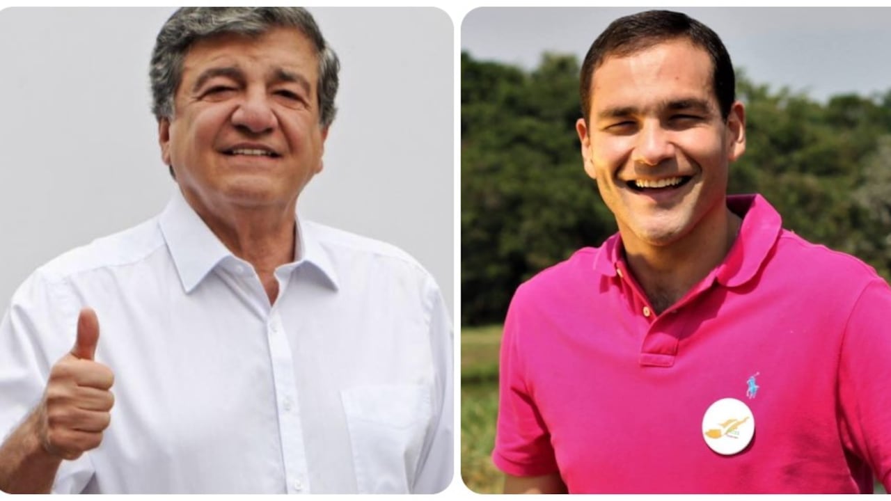 Jorge Eduardo Gechem y su hijo Jorge Andrés Gechem.