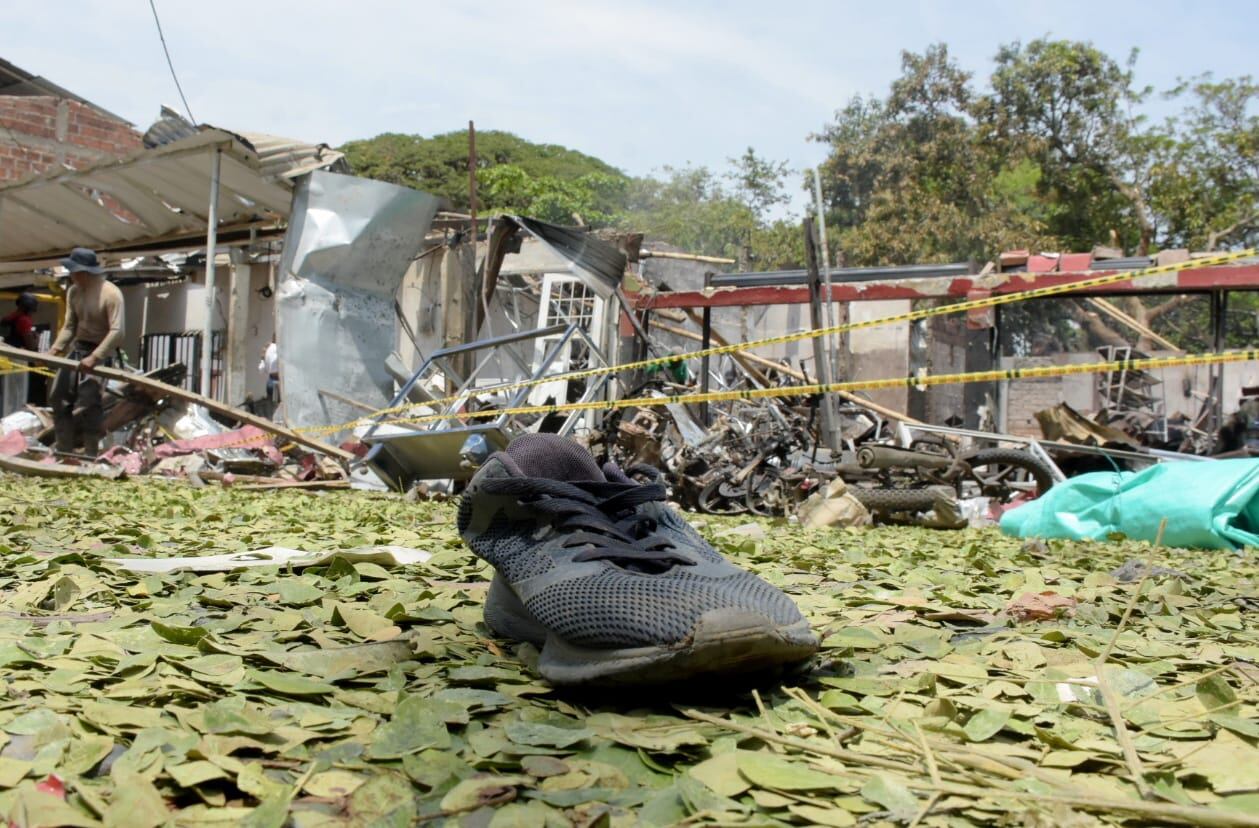 Atentado terrorista en Timba Cauca