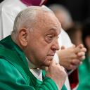 Papa Francisco en misa en el Vaticano.