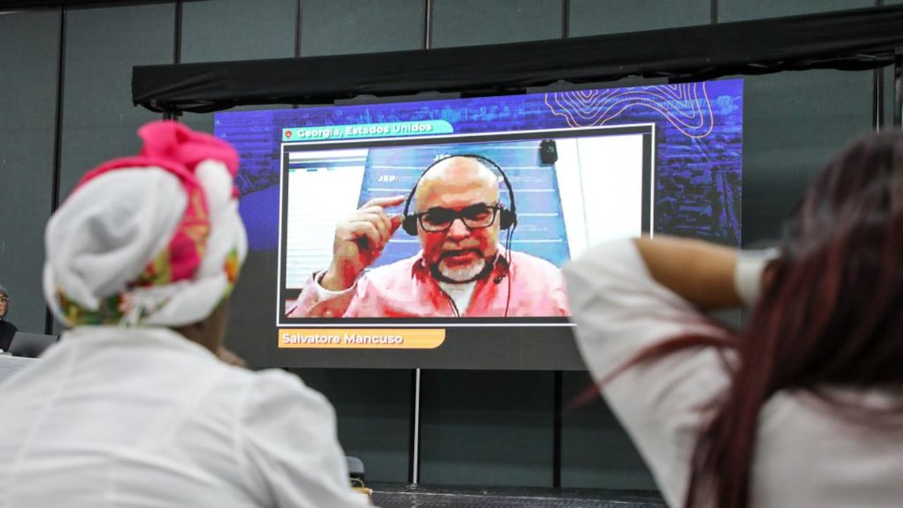 Salvatore Mancuso rindió este jueves su declaración ante la JEP.