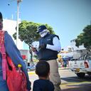 Migración Colombia participó en el operativo desarrollado en el centro de la ciudad.