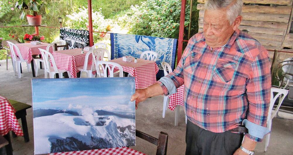    Félix Cipagauta es otro de los microempresarios quebrados por el volcán. 