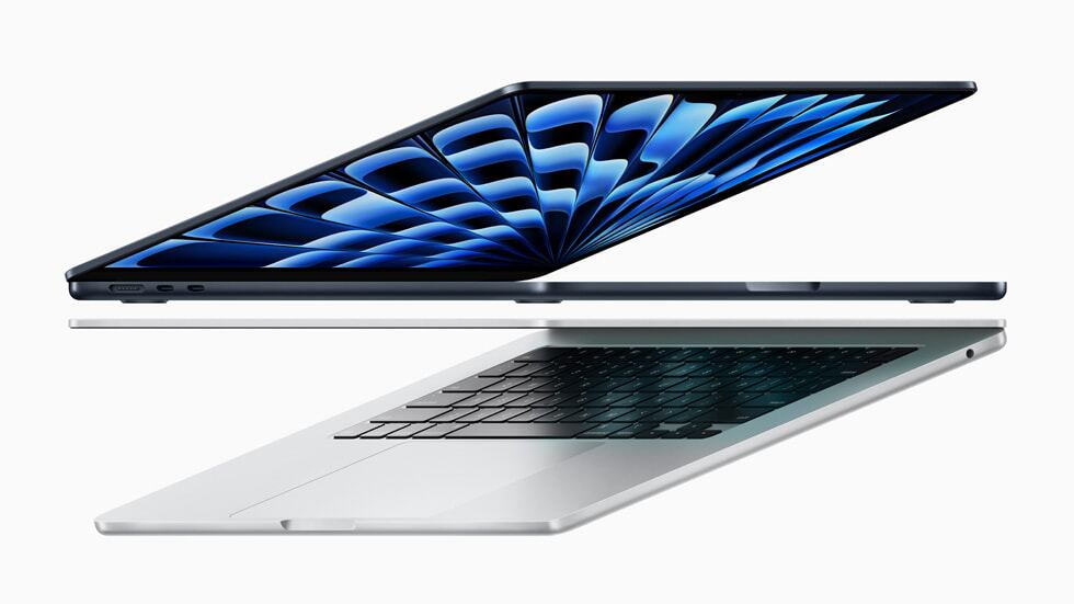 El nuevo MacBook Air con chip M3 tiene un diseño ultra delgado.