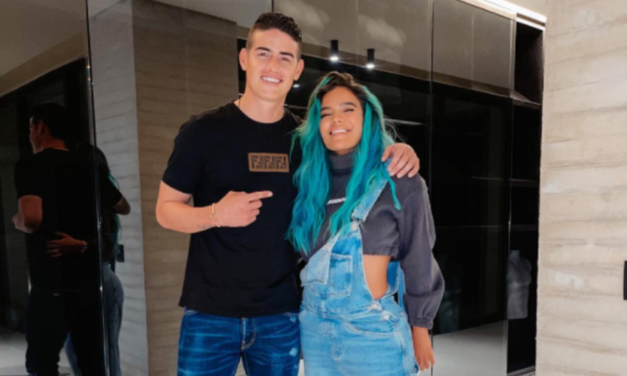 James Rodríguez y Karol G. Foto: Instagram - jamesrodriguez10