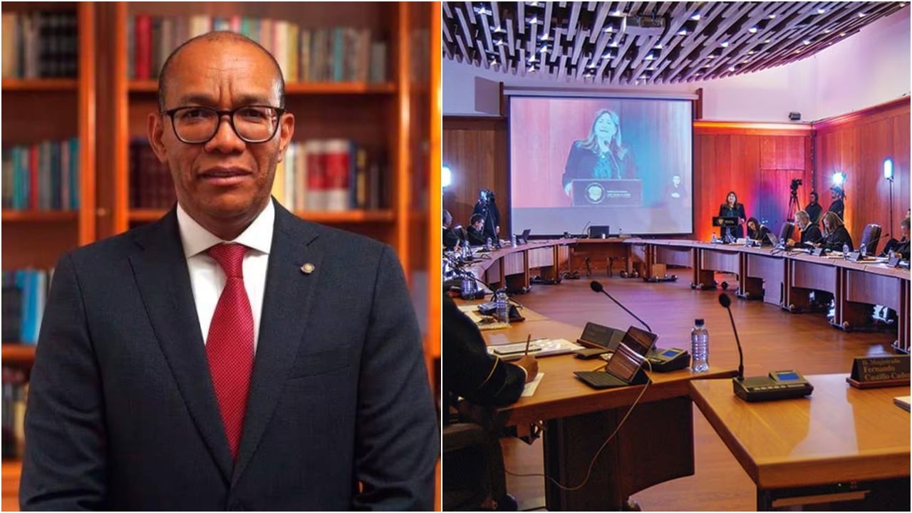 Presidente de la Corte Suprema, Gerson Chaverra, explica cómo va el proceso de elección de la nueva fiscal.