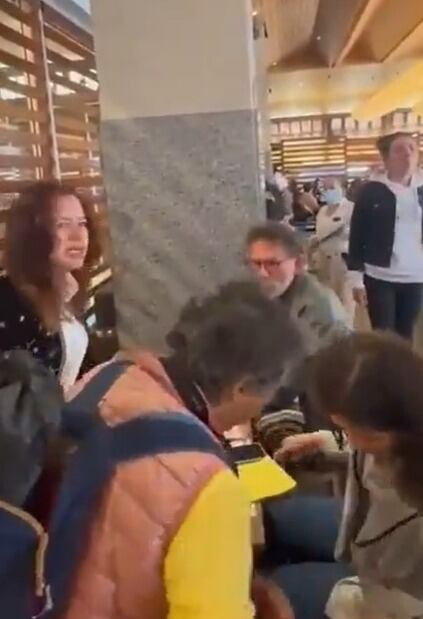 Alejandra Miller interrumpió a la víctima que le reclamó a Pastor Alape.