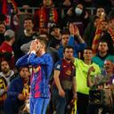 Ferrán Torres se lamenta tras una de sus ocasiones perdidas ante el cuadro napolitano