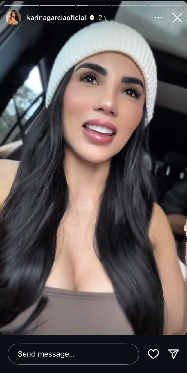 La influencer Karina García confirmó en sus redes sociales la asistencia al evento de streaming.