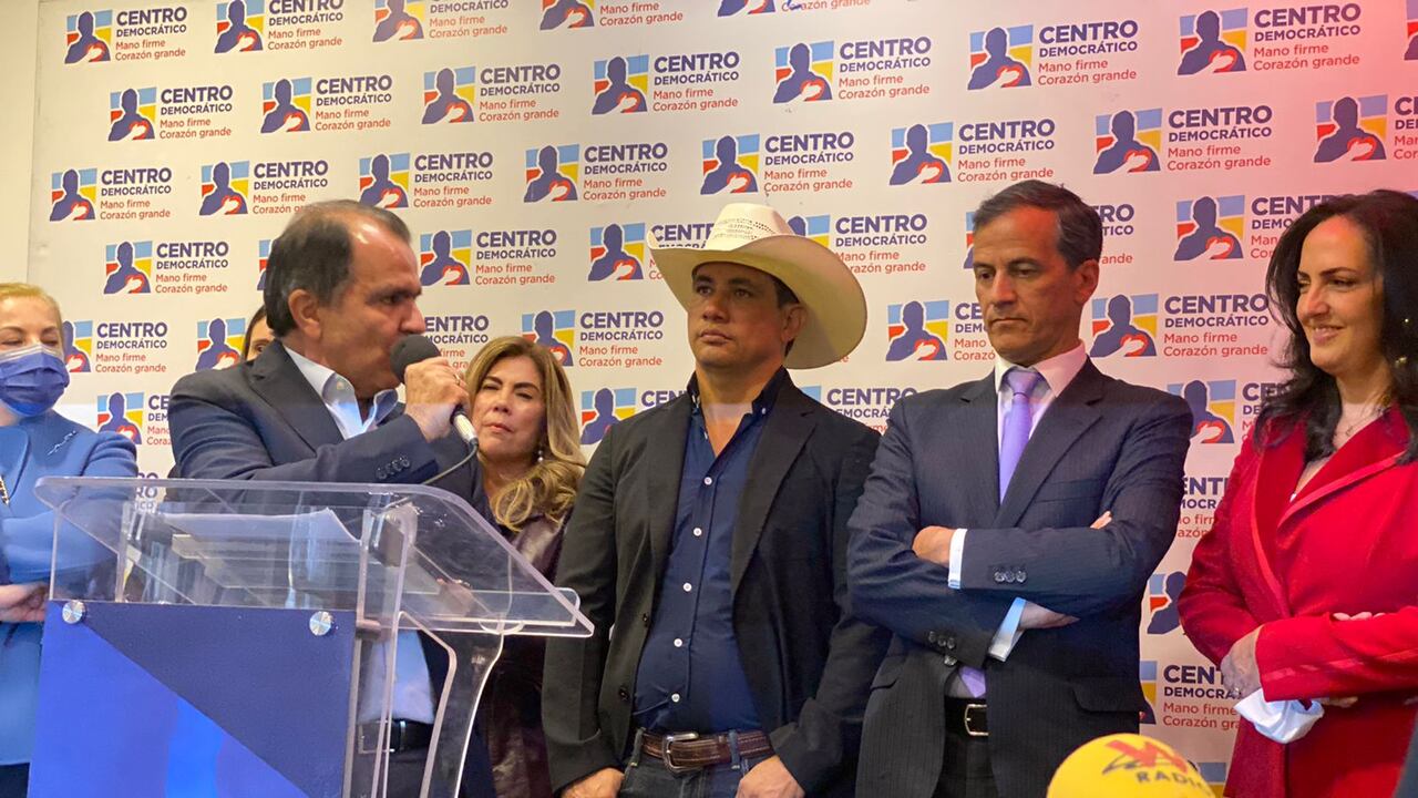 Óscar Iván Zuluaga, candidato presidencial del uribismo.