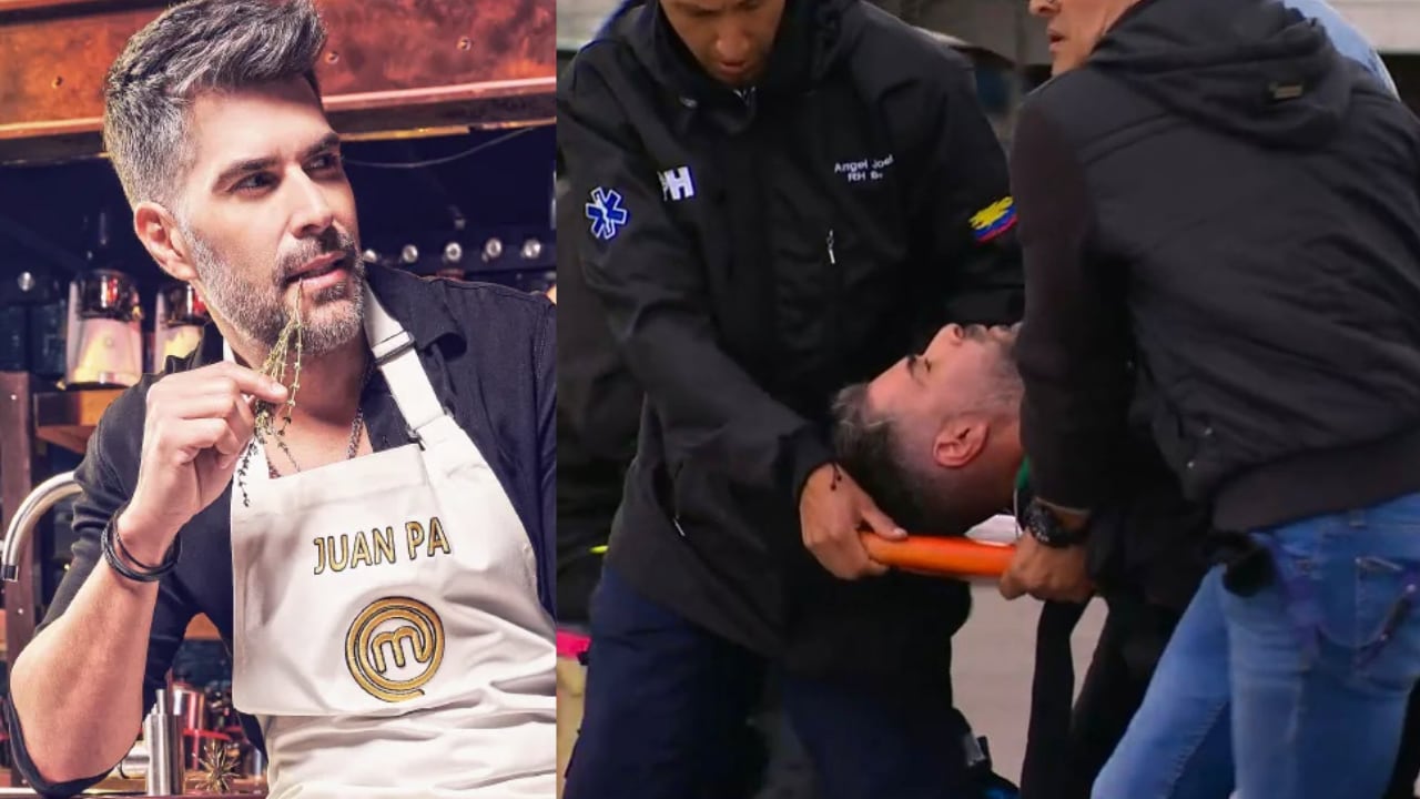 Juan Pablo Llano se desplomó en MasterChef Celebrity.