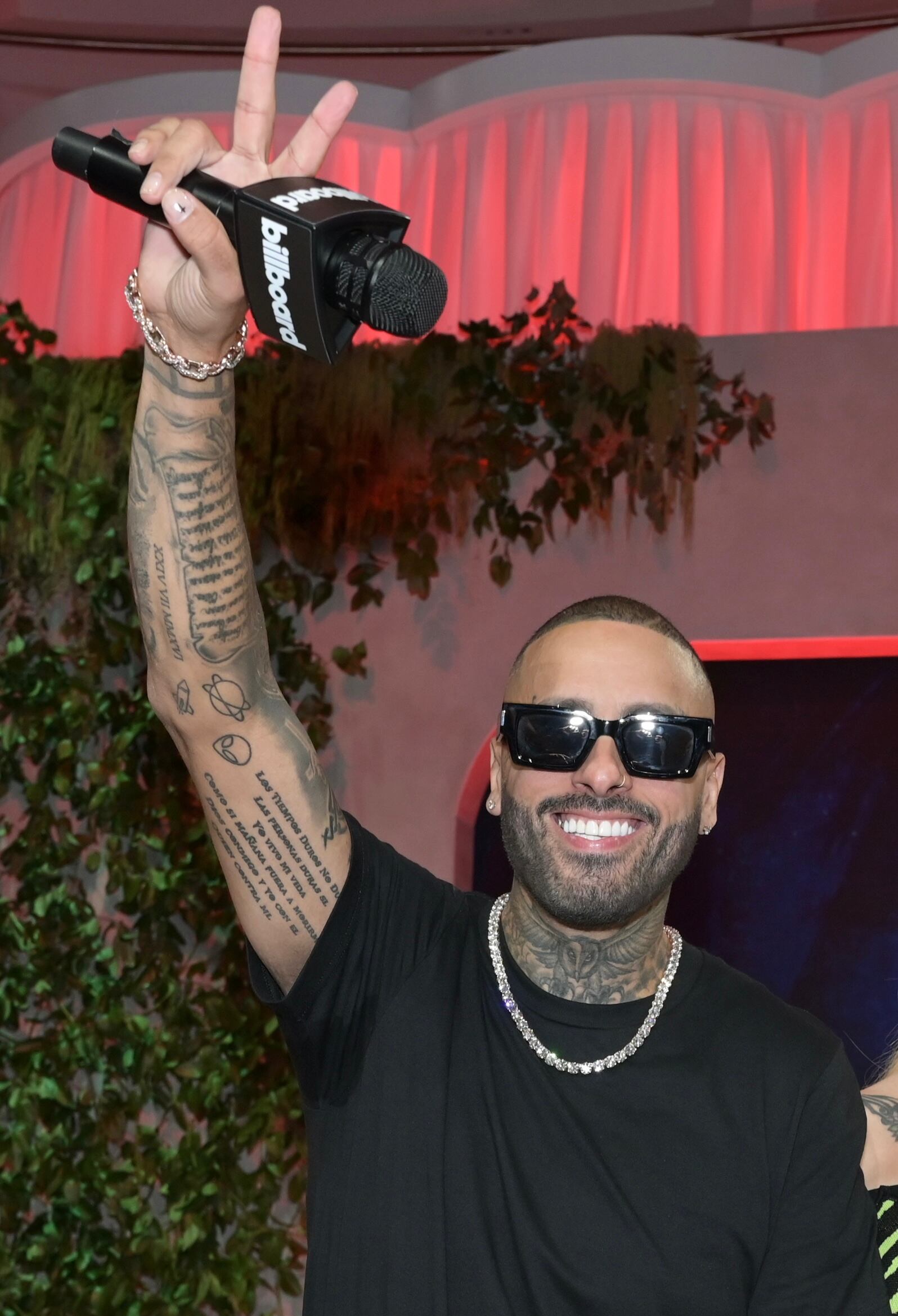 Nicky Jam en la Conferencia Latina Billboard en el Foro Faena el 3 de octubre de 2023 en Miami Beach, Florida. (Foto de Manny Hernández/Wireimage)