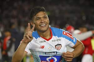 Este fue el cuarto título de Teo con el Junior desde 2017. Foto de Mauricio Flórez/SEMANA