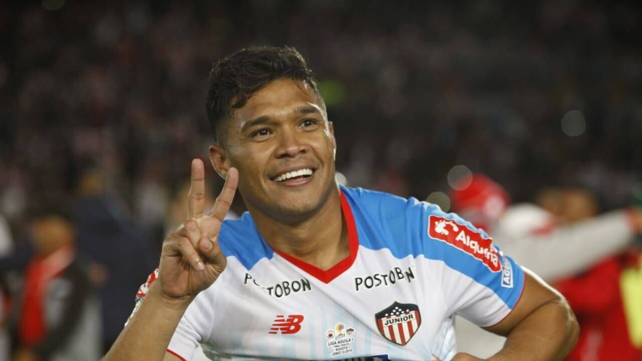 Este fue el cuarto título de Teo con el Junior desde 2017. Foto de Mauricio Flórez/SEMANA