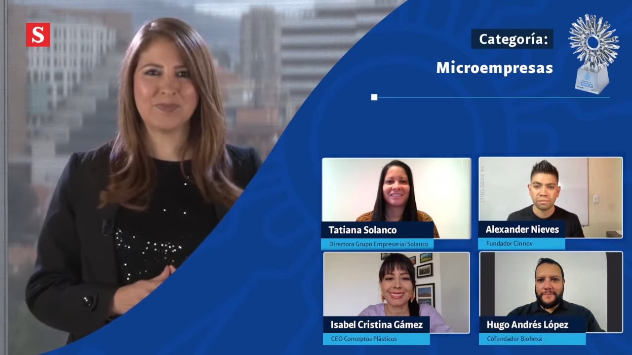 La ceremonia de premiación de la segunda edición del Premio a la Innovación Social 2021 premio a las organizaciones más innovadoras del país