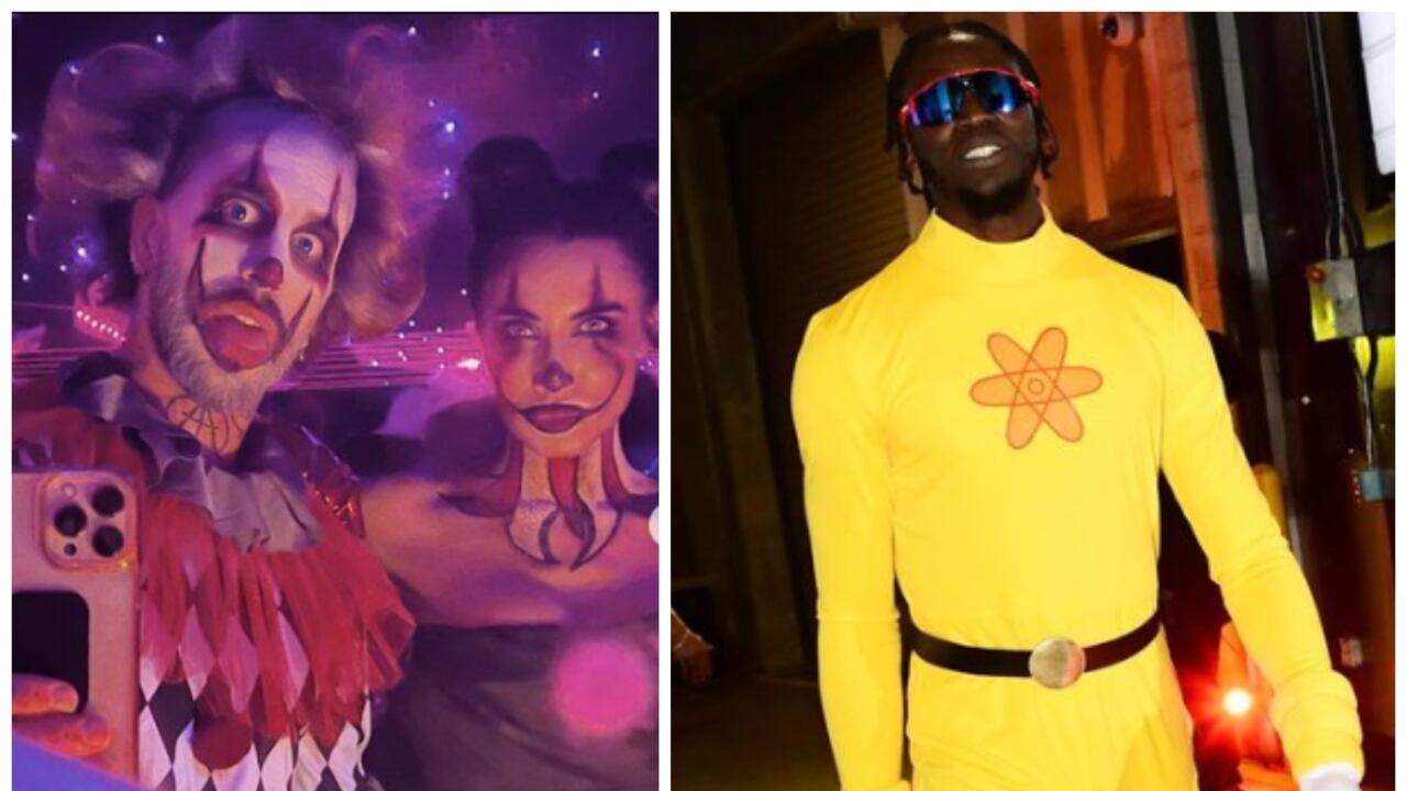 Deportistas en Halloween