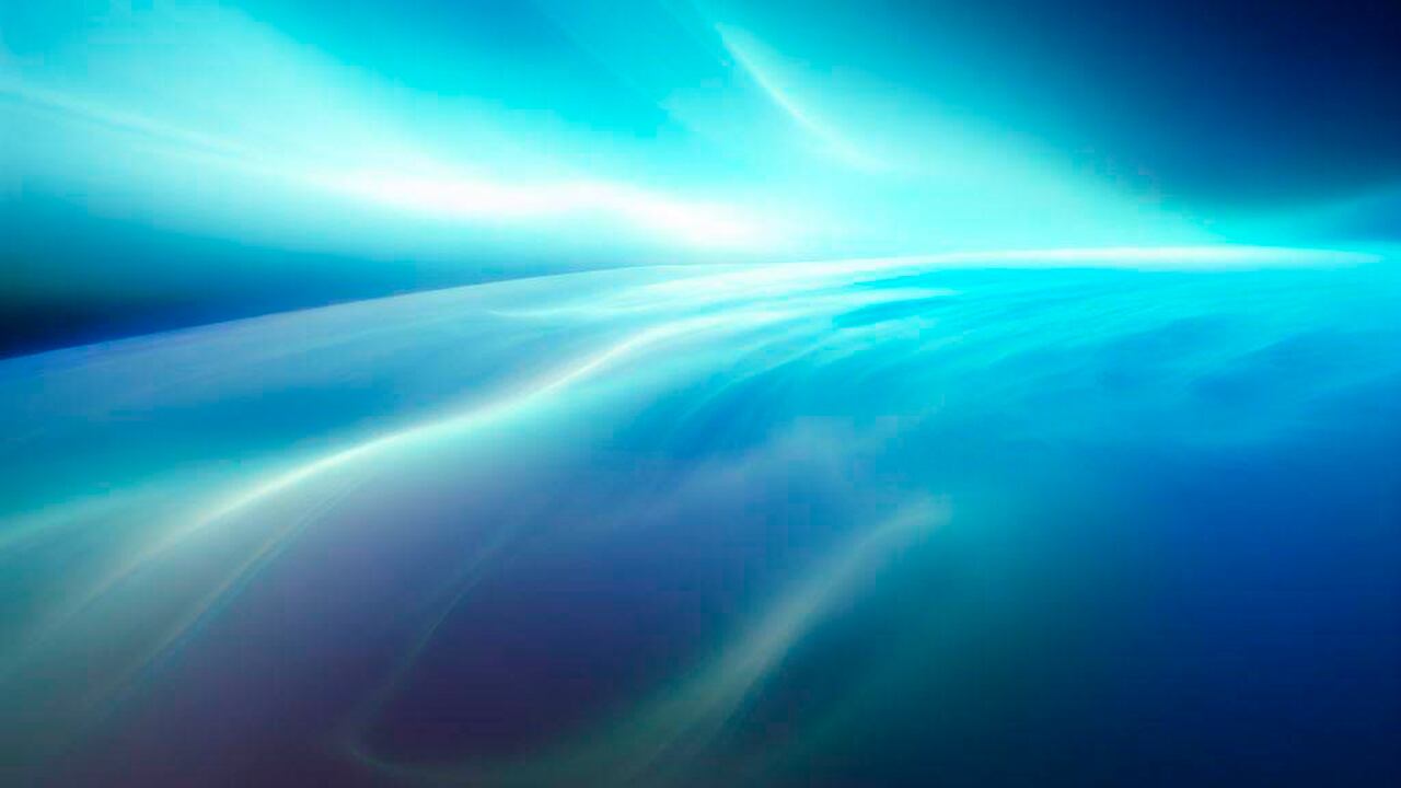 Ilustración de la ionosfera que protege a la Tierra de los nocivos rayos del Sol.