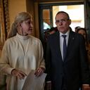 Dilian Francisca Toro, Presidenta del partido de la U y Efrain Cepeda Presidente del Partido conservador