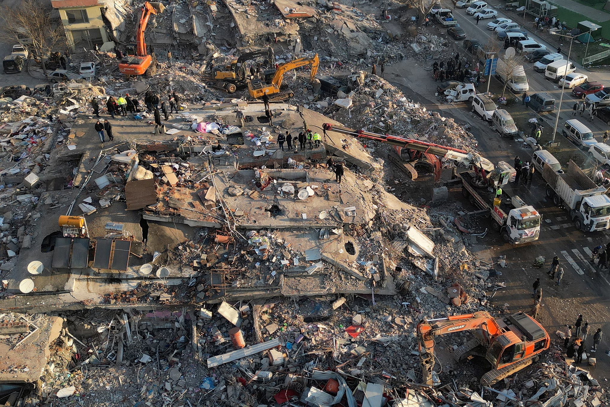 En imágenes : Vistas aéreas de las secuelas del terremoto
