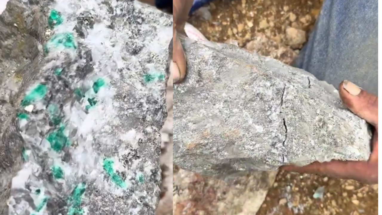 Los mineros publicaron el video del descubrimiento.