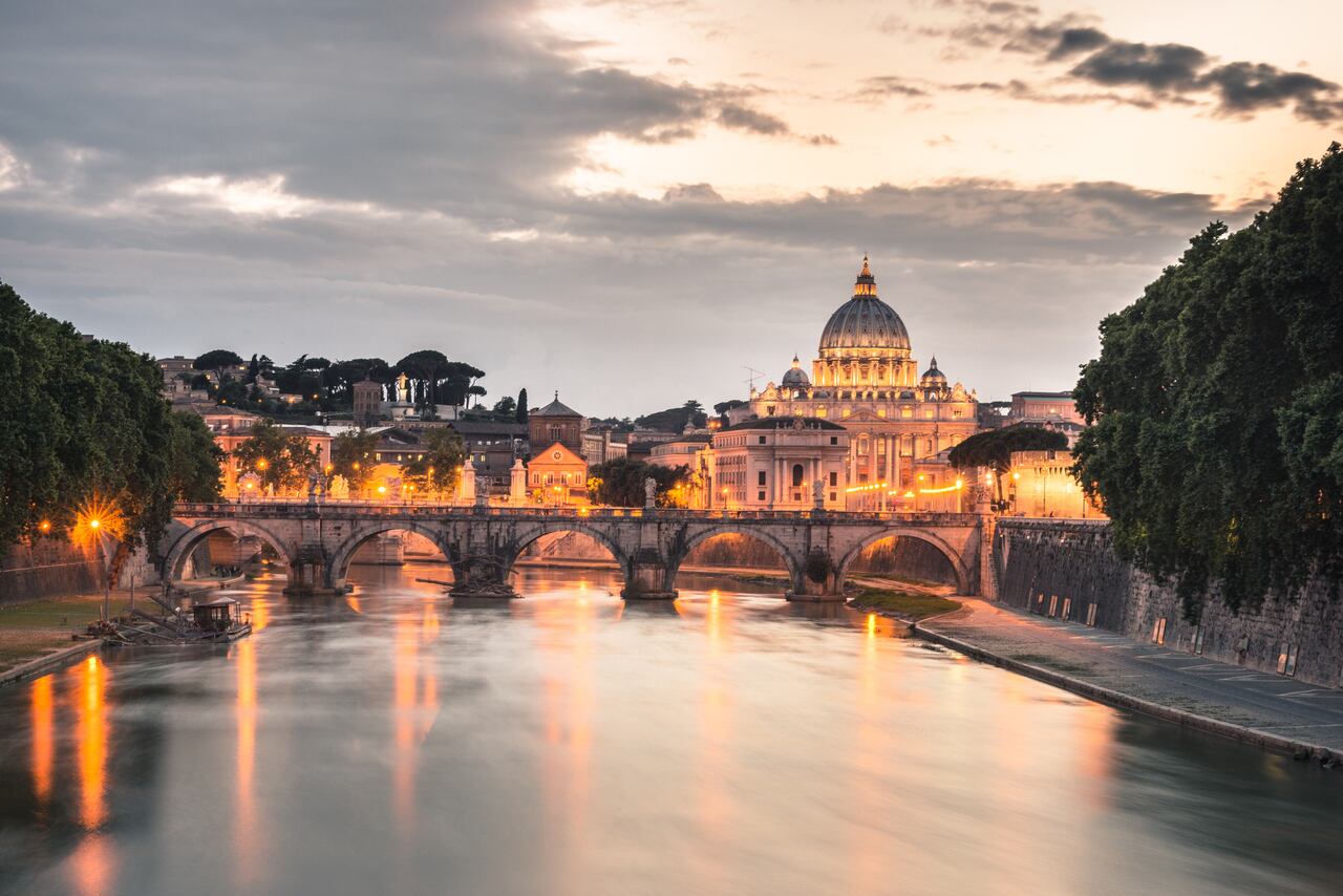 Roma al atardecer