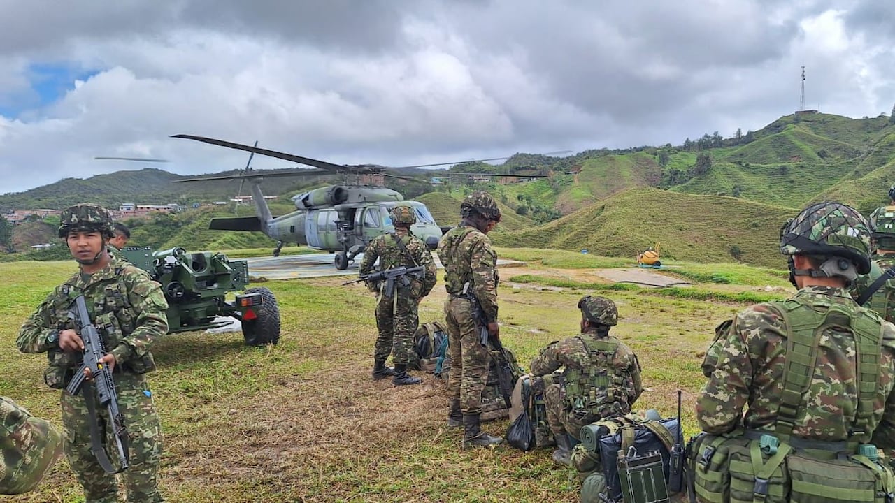 Así fue la llegada de 200 militares al Nordeste antioqueño.