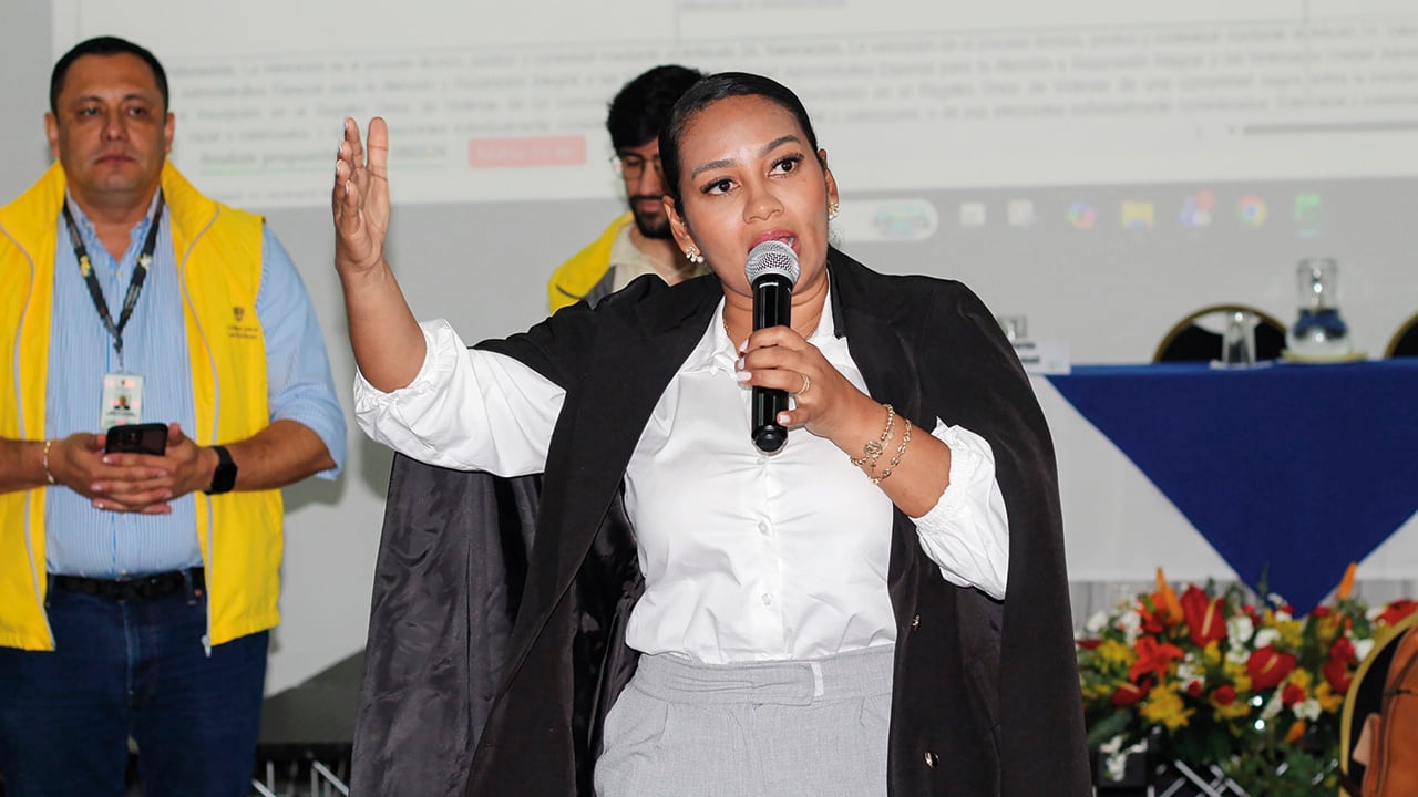 Alix Aguilar Tirado, directora encargada de la Unidad para las Víctimas.