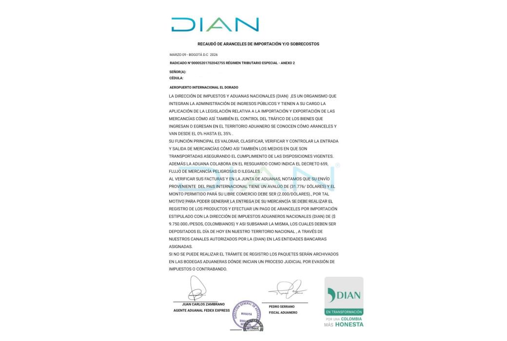 Dian alertó por nueva modalidad de estafa.