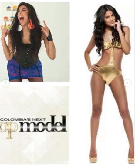 Tuty Vega participó en 'Colombia's Next Top Model'.