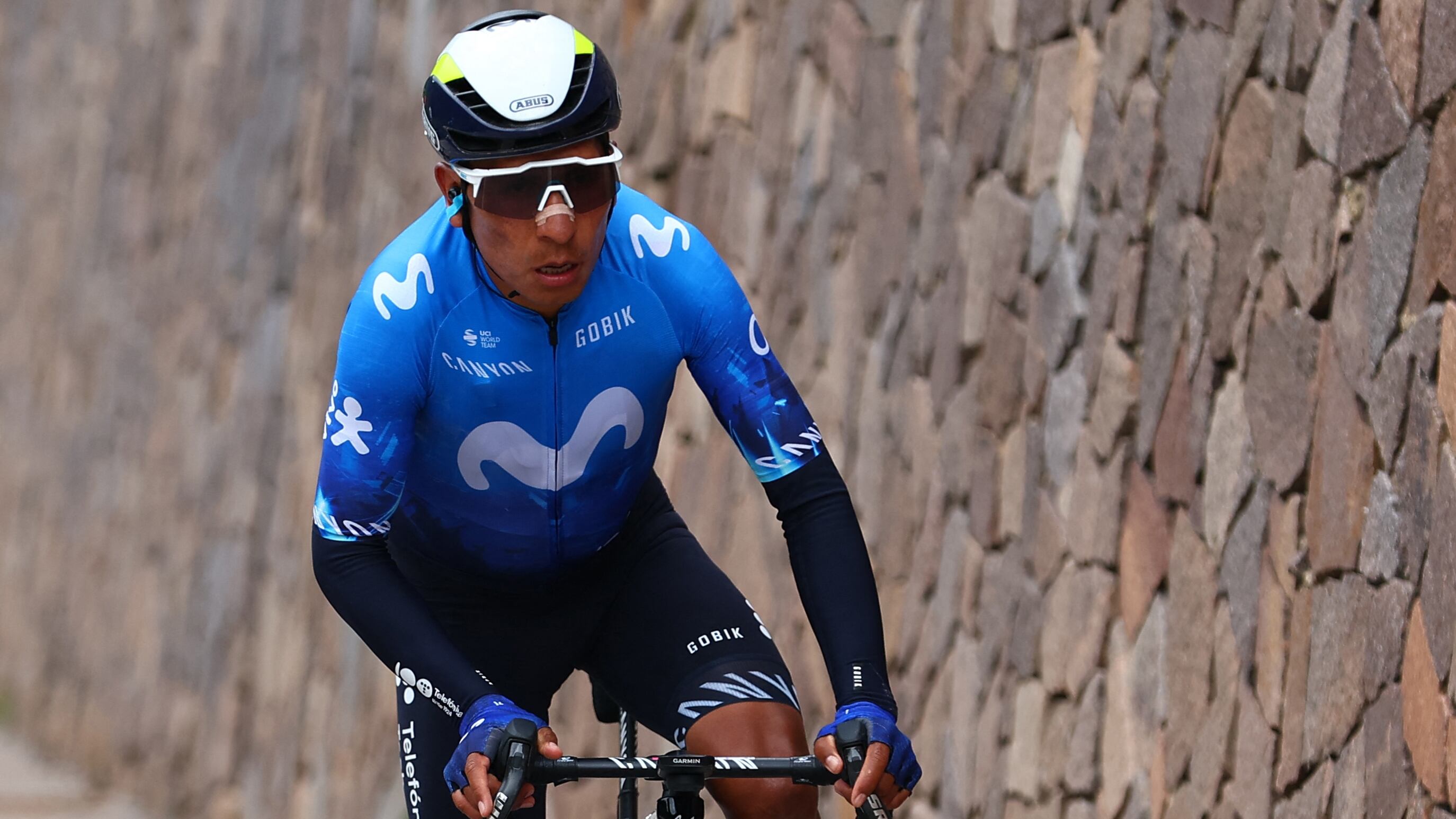 Nairo Quintana, corredor colombiano al servicio del Movistar Team.