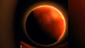 Ilustración de planeta Marte