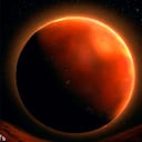 Ilustración de planeta Marte