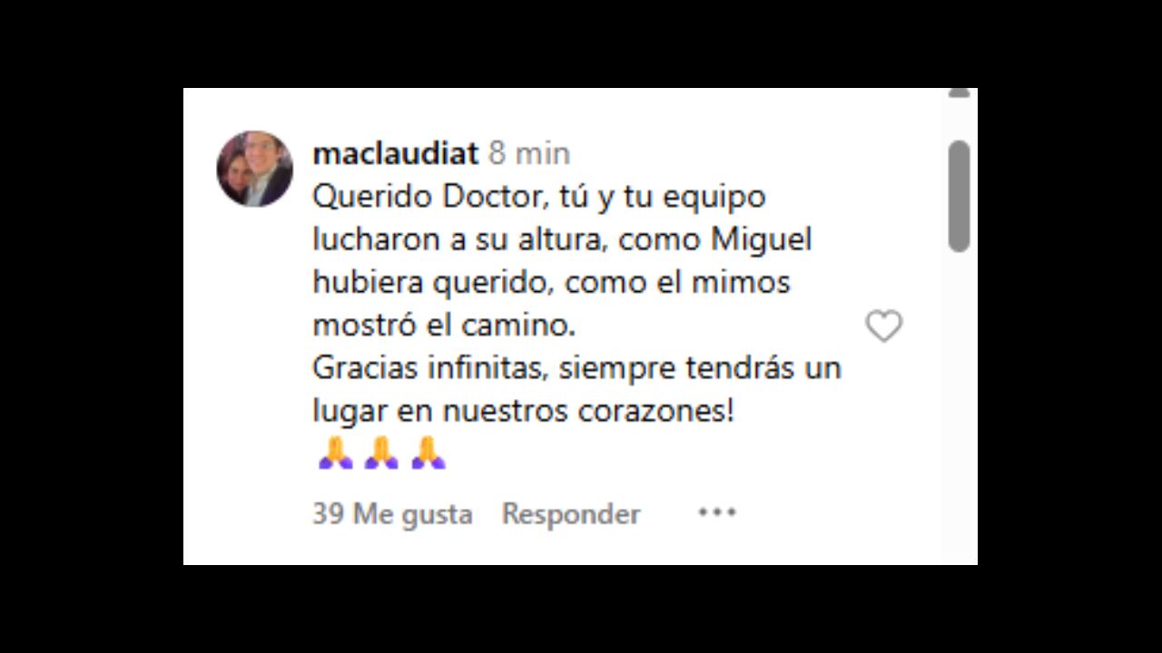 María Claudia Tarazona envió mensaje a Fernando Hakim