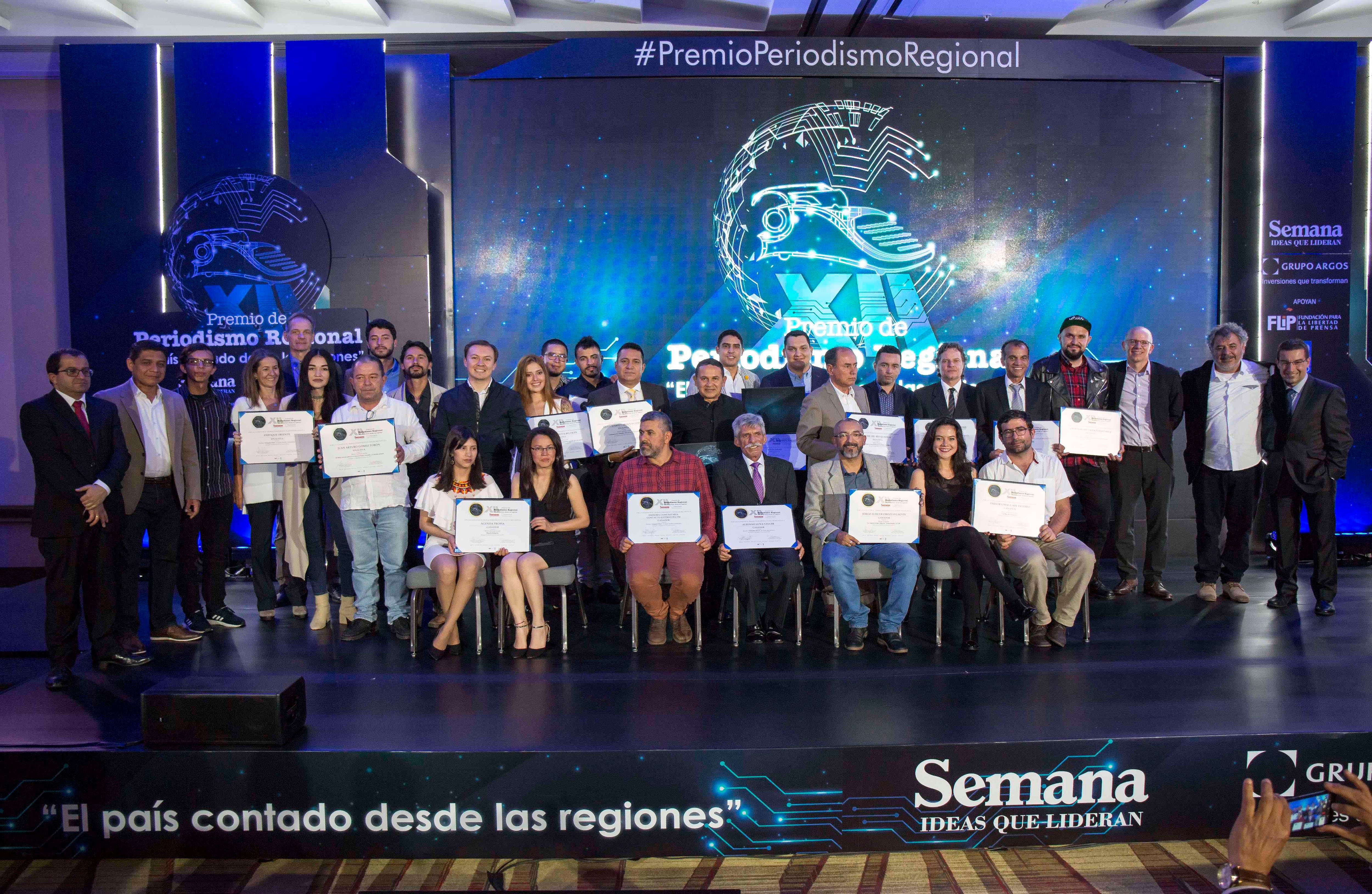 Finalistas del Premio de Periodismo Regional Semana - Grupo Argos: El país contado desde las regiones 2019