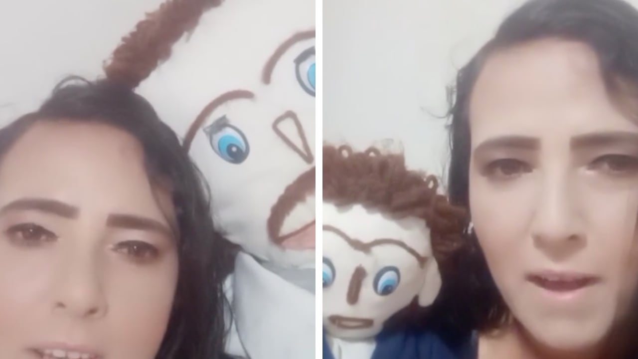La mujer brasileña casada con un muñeco de trapo asegura que este la traicionó con otra mujer
