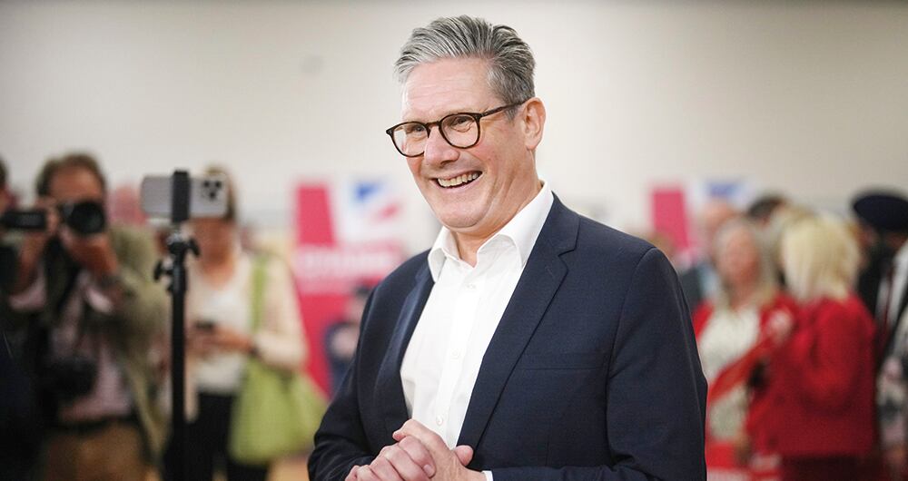 Keir Starmer, líder del Partido Laborista y nuevo primer ministro de Reino Unido. 

