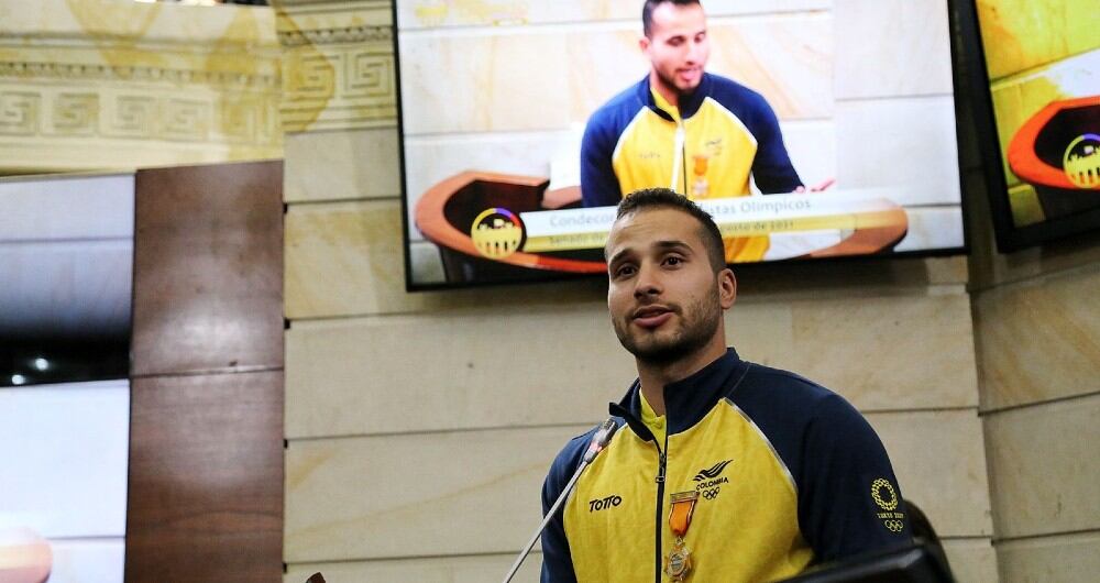 Carlos Ramírez en el Congreso.