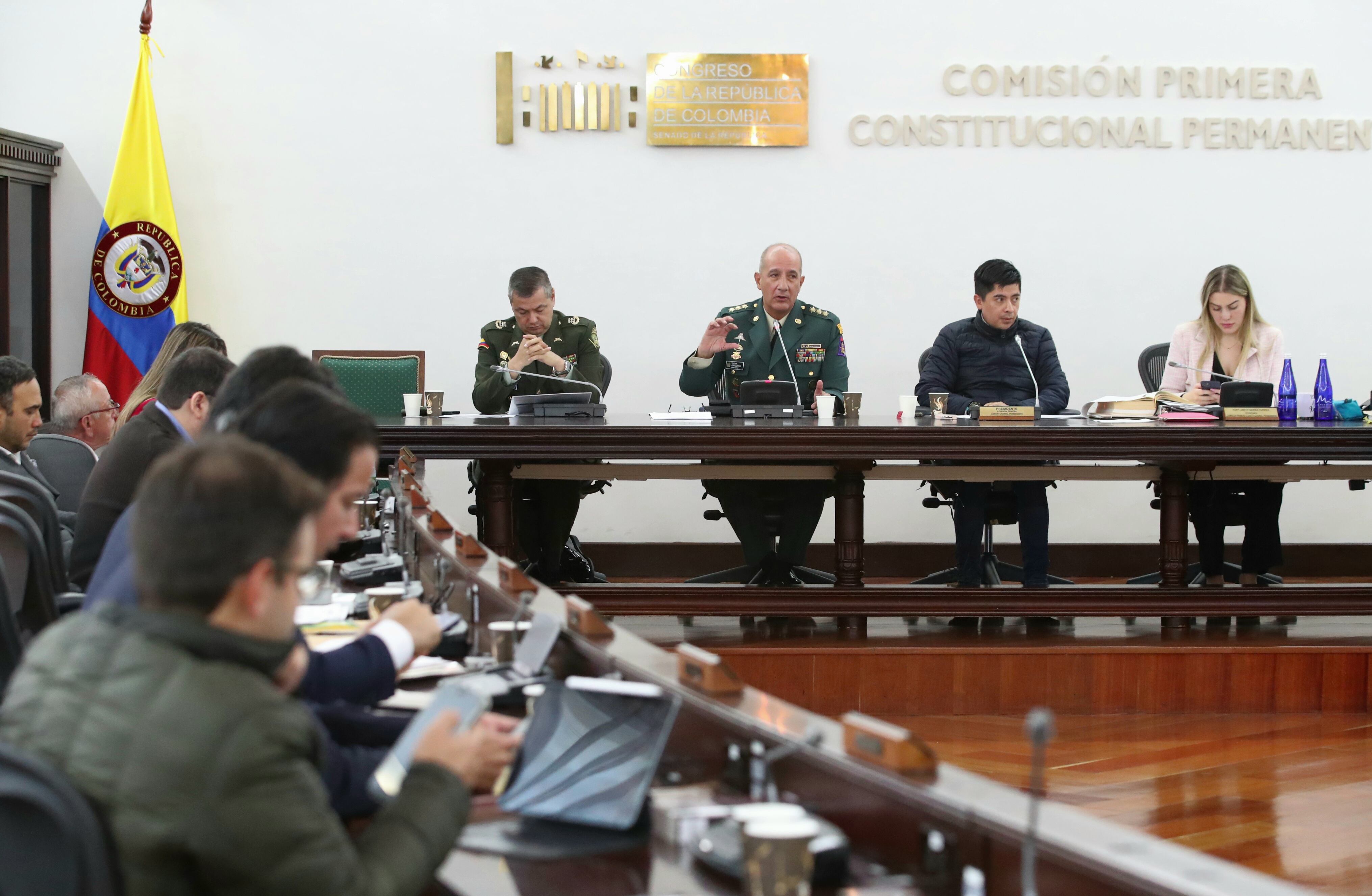 Comisión Primera del Senado debate de control político  orden público en el Valle del Cauca