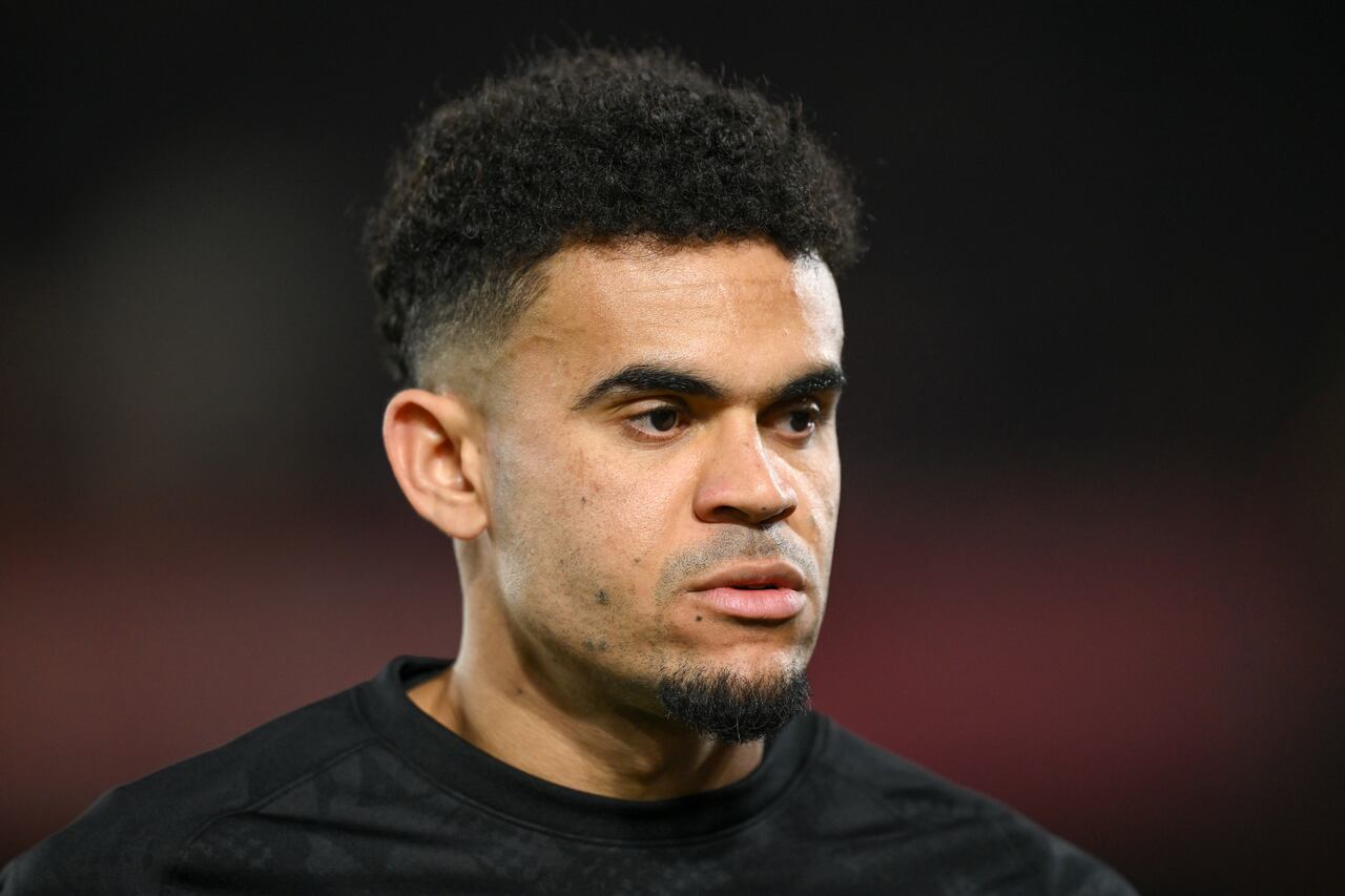 Luis Diaz of Liverpool plays during the Premier League match between Nottingham Forest and Liverpool at the City Ground in Nottingham, England, on January 14, 2025. (Photo by MI News/NurPhoto via Getty Images)