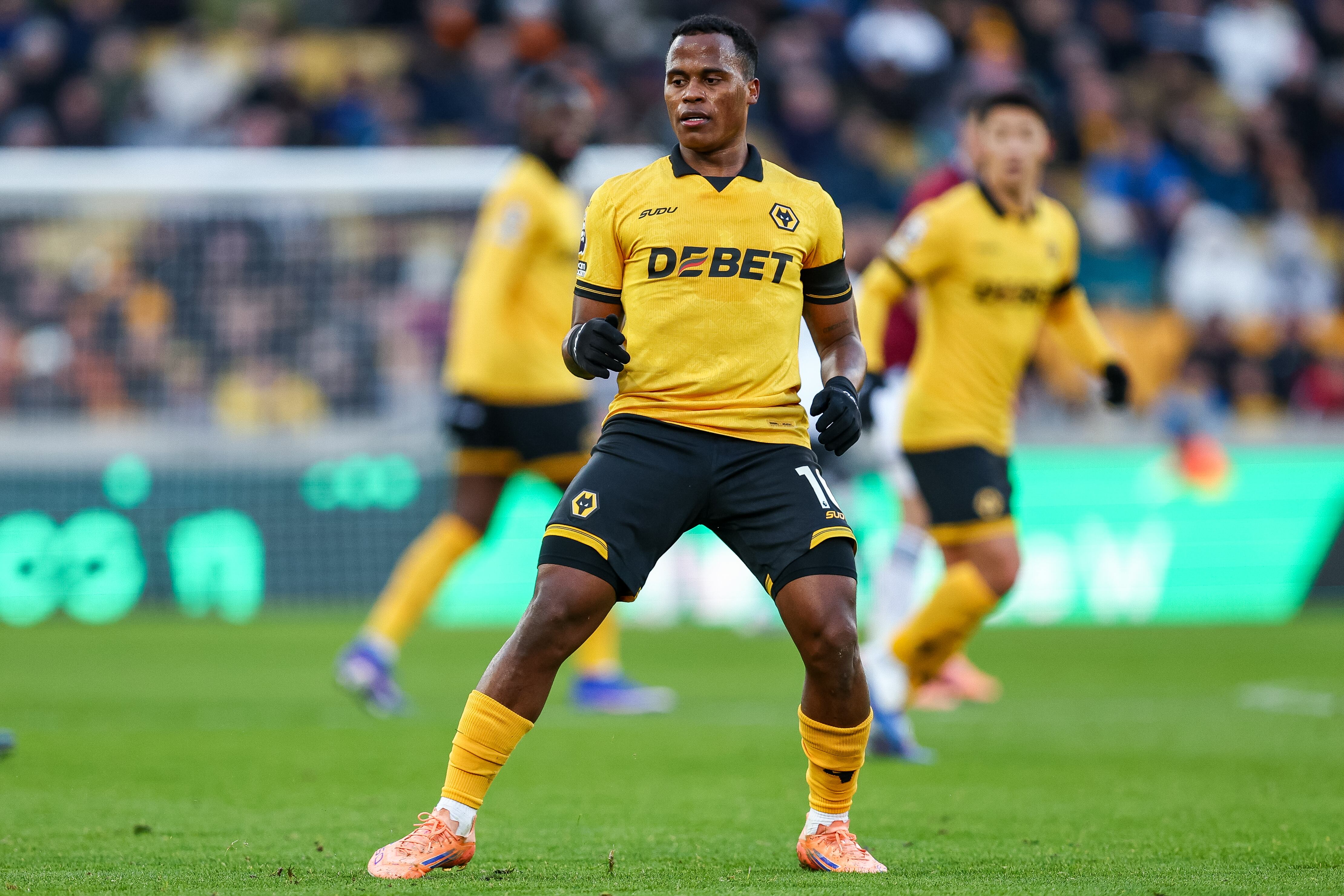 Jhon Arias contra el West Ham en la Premier.