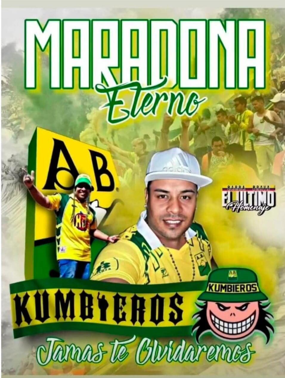 Camilo Andrés Herrera Reyes, trabajaba como guarda de seguridad y era integrante de la barra de la Fortaleza Leoparda Sur.