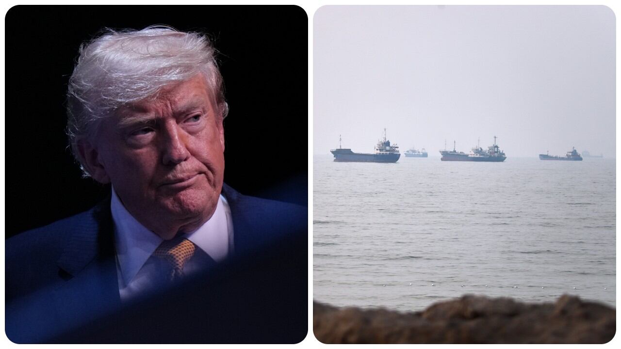 El presidente de Estados Unidos, Donald Trump, se volvió a referir al estrecho de Ormuz.