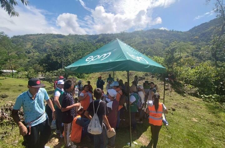 El simulacro no llegó ni al 10% de participación.